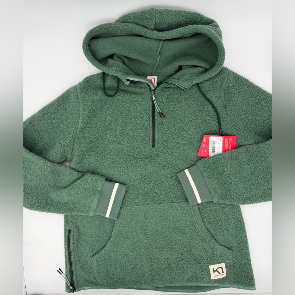 NWT Kari Traa Rothe Hoodie - Women’s Size Medium - Murk Green